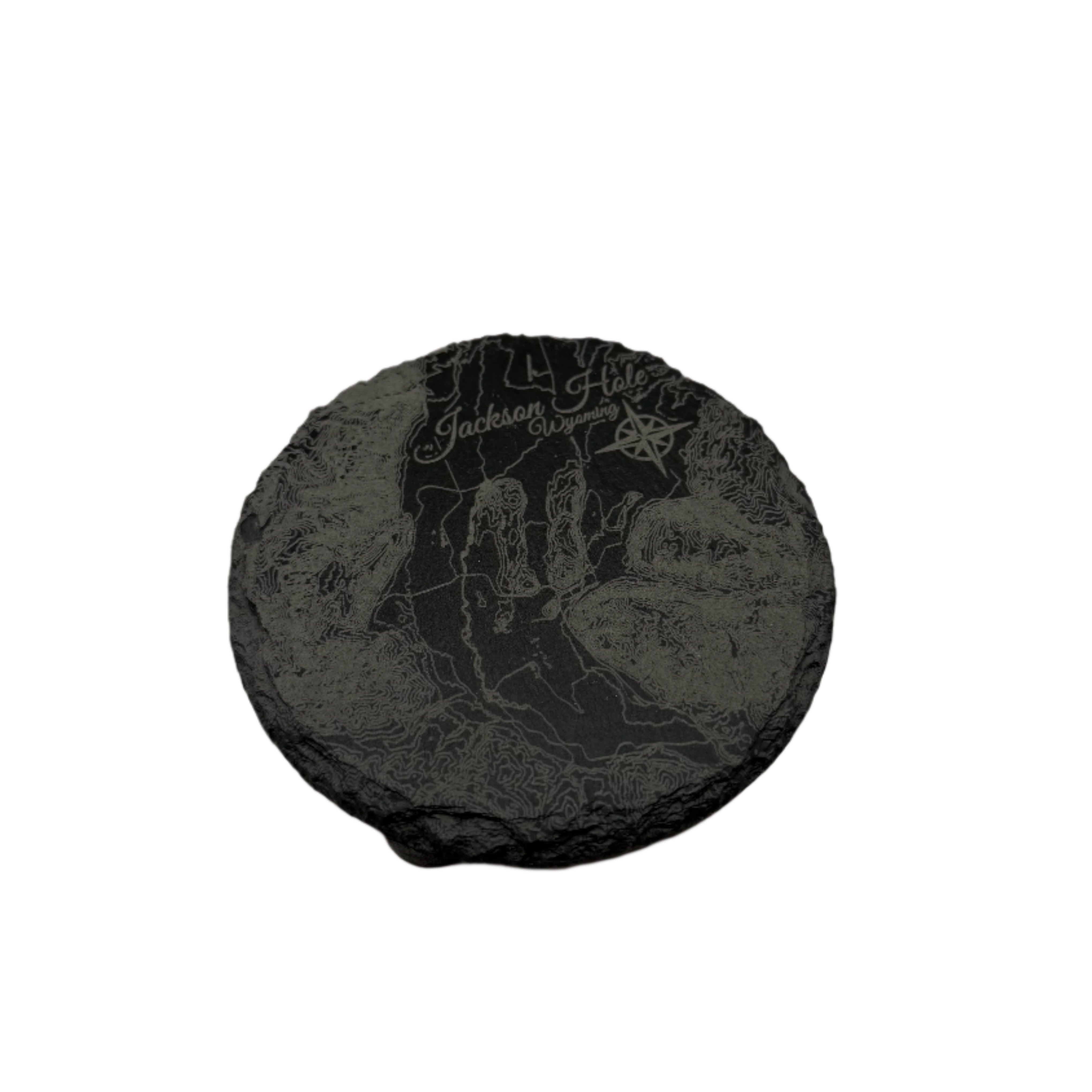 Single Signature Jackson Hole Slate Coasters